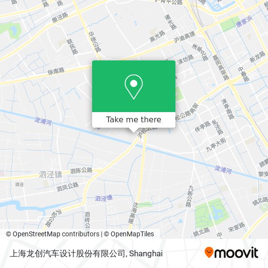 上海龙创汽车设计股份有限公司 map