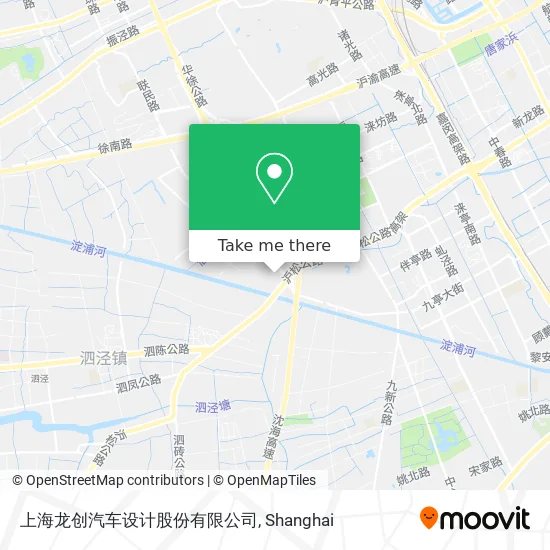 上海龙创汽车设计股份有限公司 map