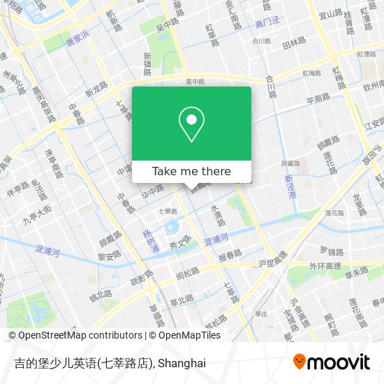 吉的堡少儿英语(七莘路店) map
