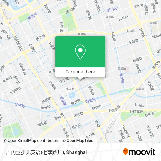 吉的堡少儿英语(七莘路店) map