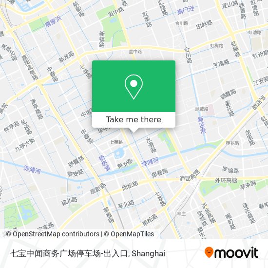 七宝中闻商务广场停车场-出入口 map