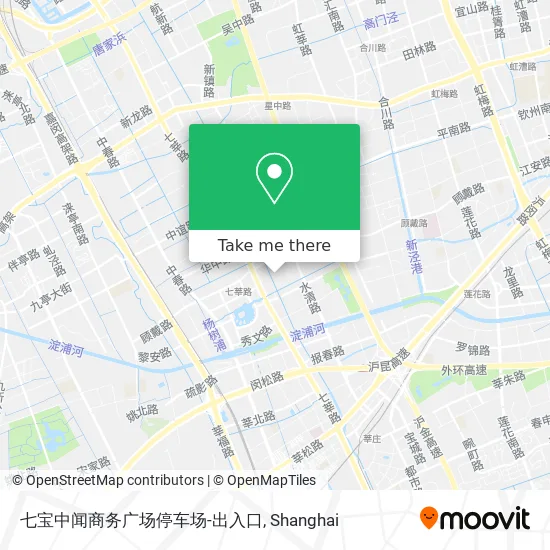 七宝中闻商务广场停车场-出入口 map