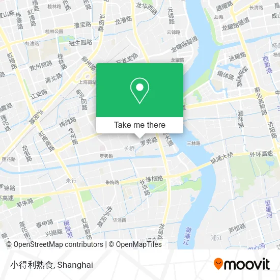小得利熟食 map
