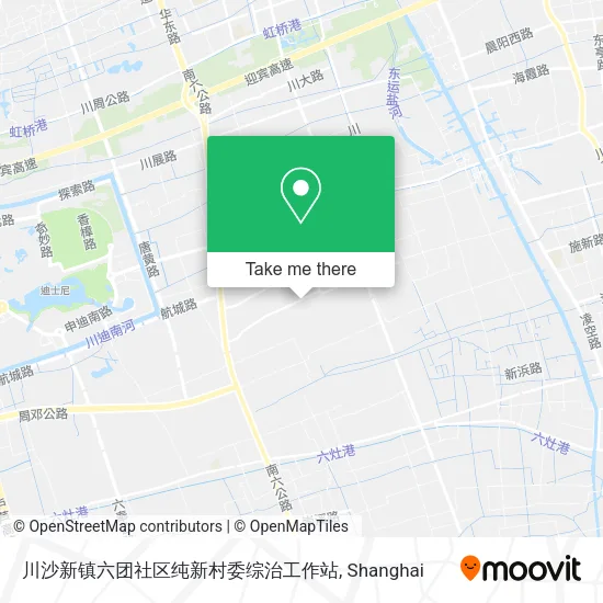 川沙新镇六团社区纯新村委综治工作站 map