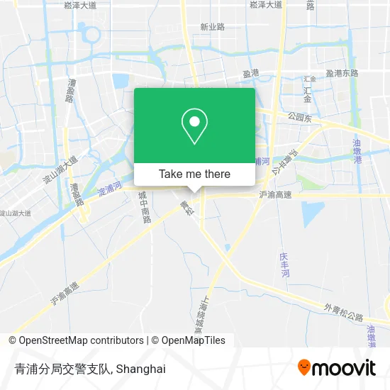 青浦分局交警支队 map