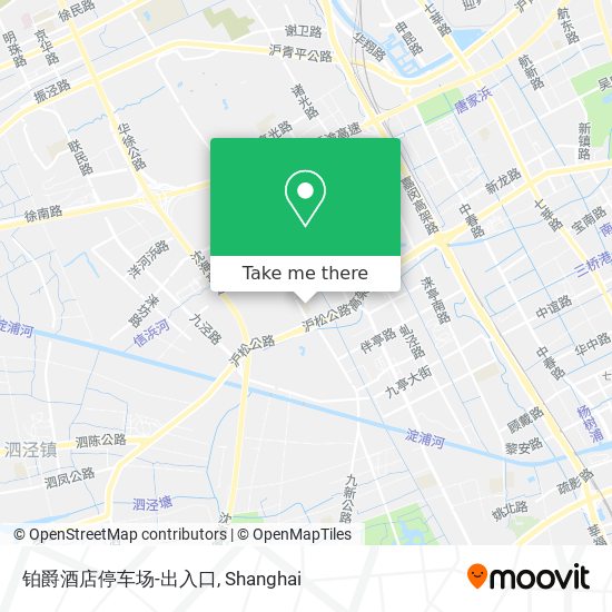 铂爵酒店停车场-出入口 map