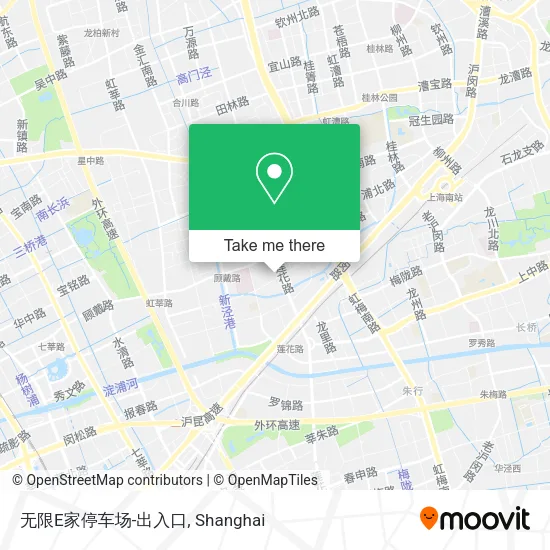 无限E家停车场-出入口 map