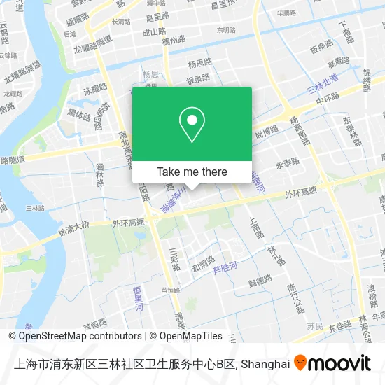 上海市浦东新区三林社区卫生服务中心B区 map