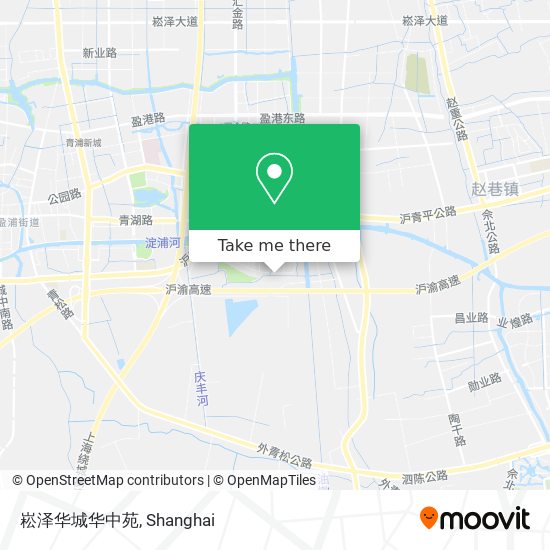 崧泽华城华中苑 map