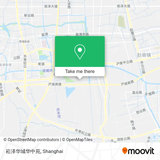 崧泽华城华中苑 map
