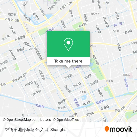 锦鸿浴池停车场-出入口 map