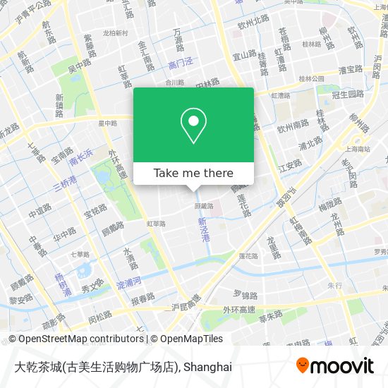 大乾茶城(古美生活购物广场店) map