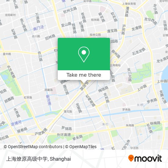 上海燎原高级中学 map