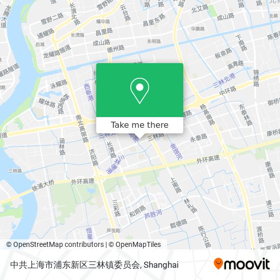 中共上海市浦东新区三林镇委员会 map