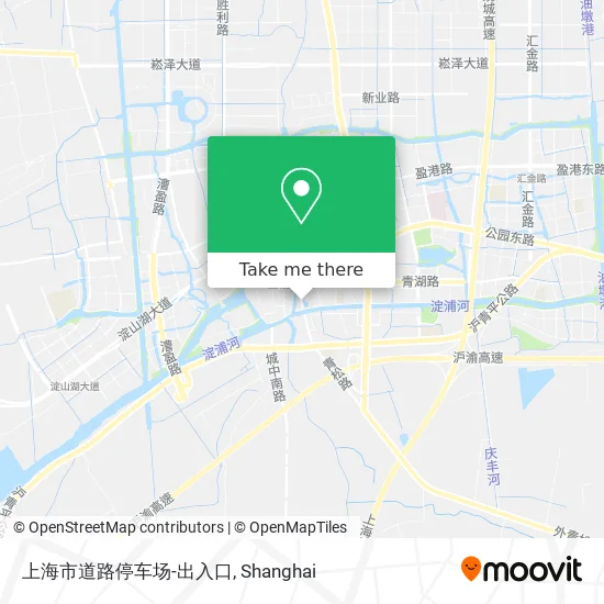 上海市道路停车场-出入口 map