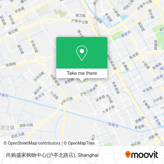 尚购盛家购物中心(沪亭北路店) map
