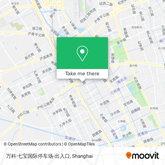 万科·七宝国际停车场-出入口 map