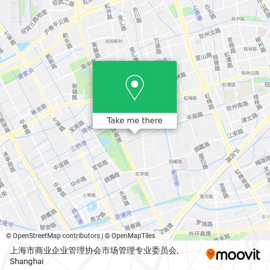上海市商业企业管理协会市场管理专业委员会 map
