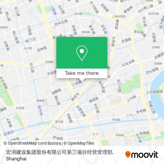 宏润建设集团股份有限公司第三项目经营管理部 map