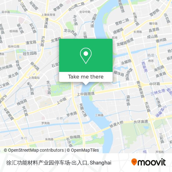 徐汇功能材料产业园停车场-出入口 map