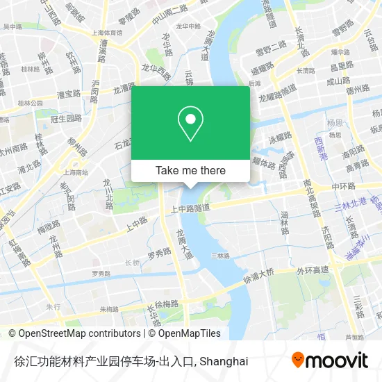 徐汇功能材料产业园停车场-出入口 map