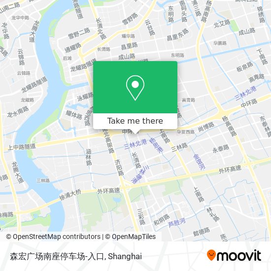 森宏广场南座停车场-入口 map