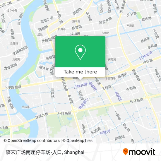 森宏广场南座停车场-入口 map