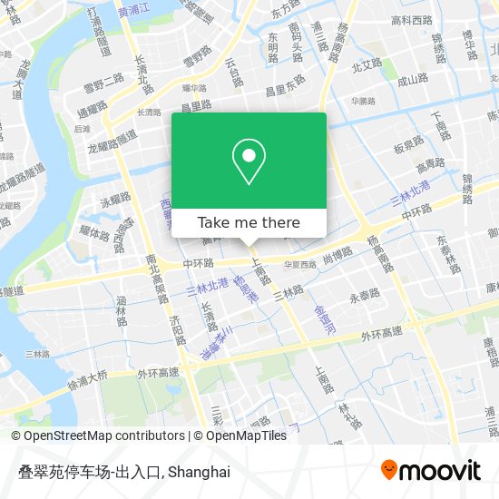 叠翠苑停车场-出入口 map