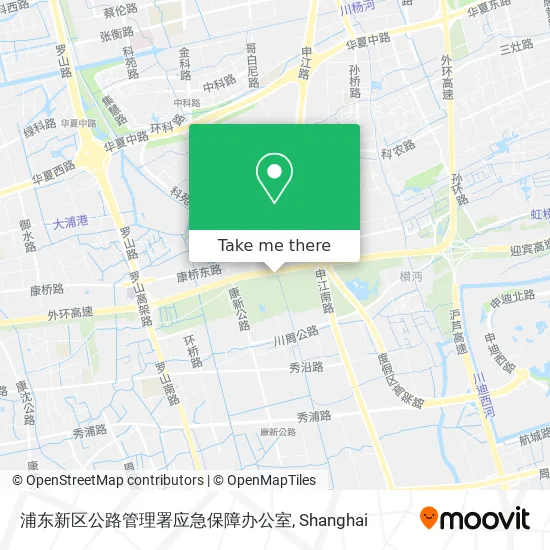 浦东新区公路管理署应急保障办公室 map