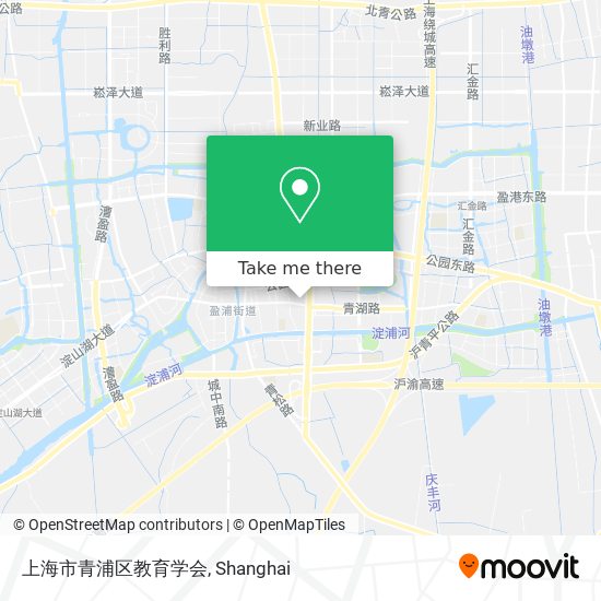 上海市青浦区教育学会 map