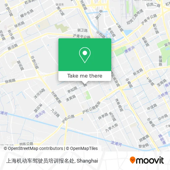 上海机动车驾驶员培训报名处 map