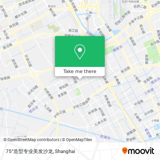 75°造型专业美发沙龙 map