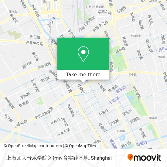 上海师大音乐学院闵行教育实践基地 map
