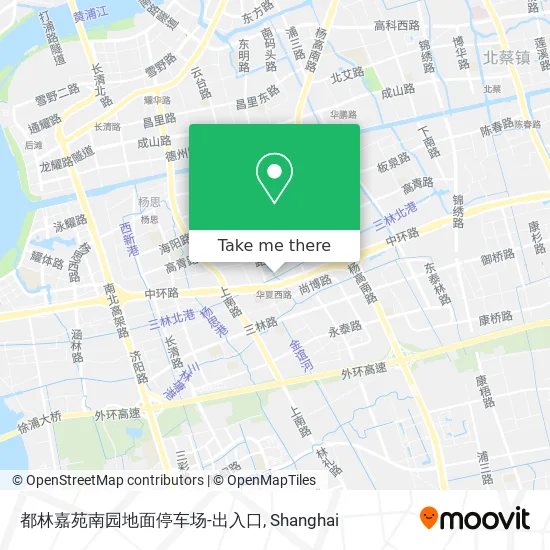 都林嘉苑南园地面停车场-出入口 map