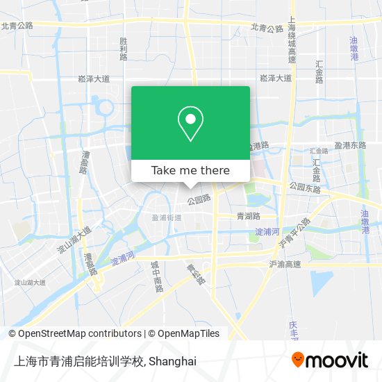 上海市青浦启能培训学校 map