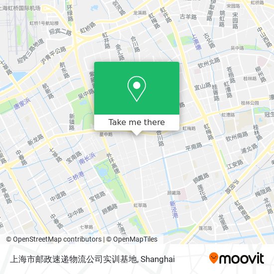 上海市邮政速递物流公司实训基地 map