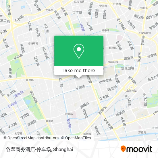 谷翠商务酒店-停车场 map
