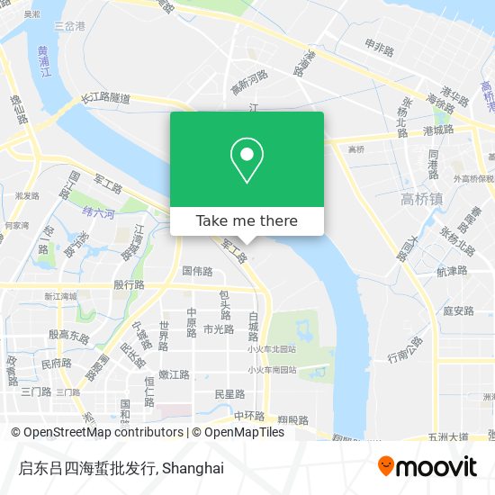 启东吕四海蜇批发行 map