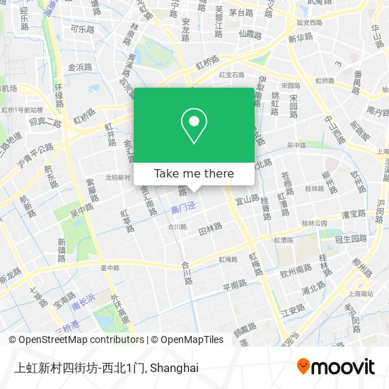 上虹新村四街坊-西北1门 map