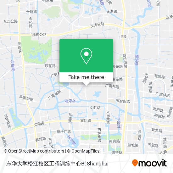 东华大学松江校区工程训练中心B map