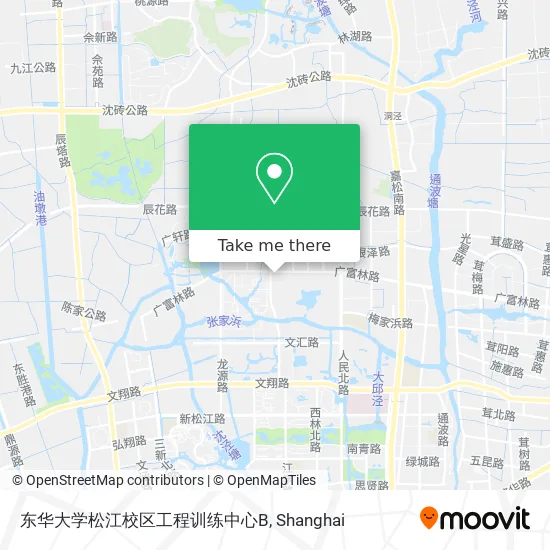 东华大学松江校区工程训练中心B map