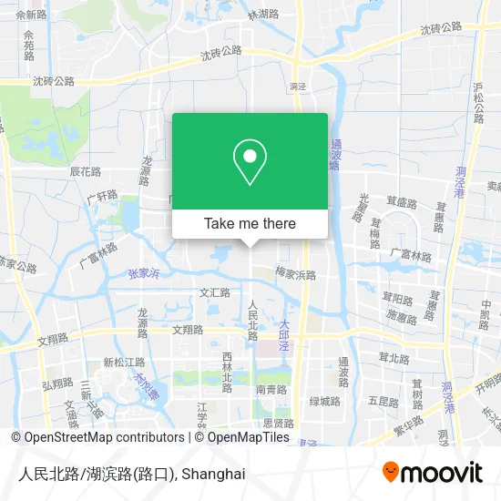 人民北路/湖滨路(路口) map