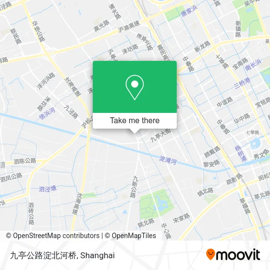 九亭公路淀北河桥 map
