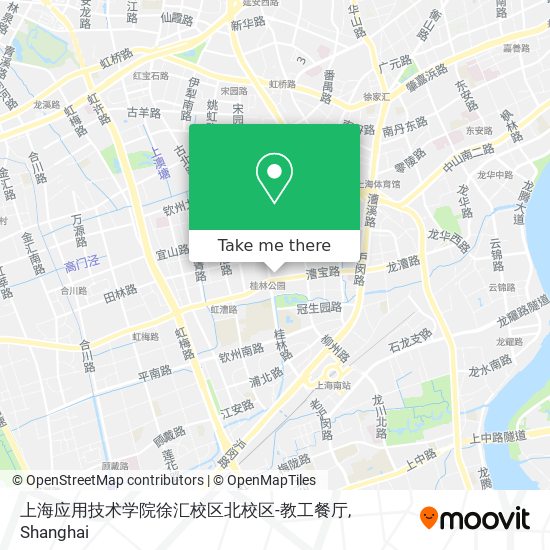 上海应用技术学院徐汇校区北校区-教工餐厅 map