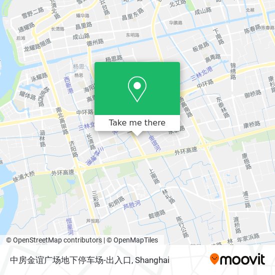 中房金谊广场地下停车场-出入口 map
