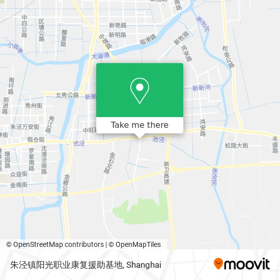 朱泾镇阳光职业康复援助基地 map