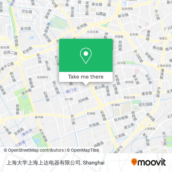 上海大学上海上达电器有限公司 map