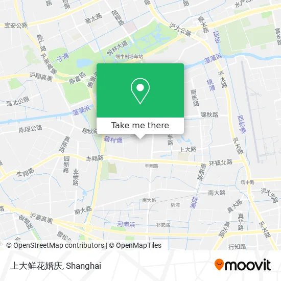上大鲜花婚庆 map