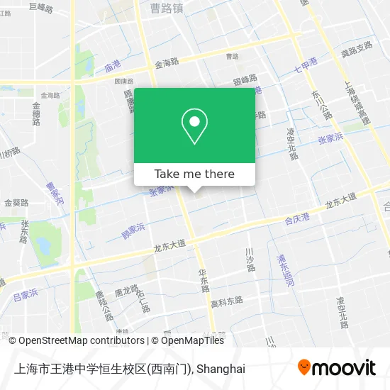 上海市王港中学恒生校区(西南门) map
