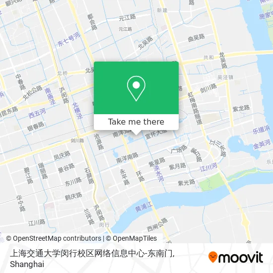 上海交通大学闵行校区网络信息中心-东南门 map